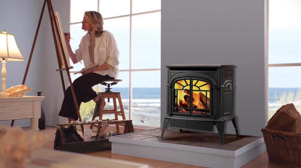 Vermont Castings: Intrepid Flexburn Wood Stove — primary view