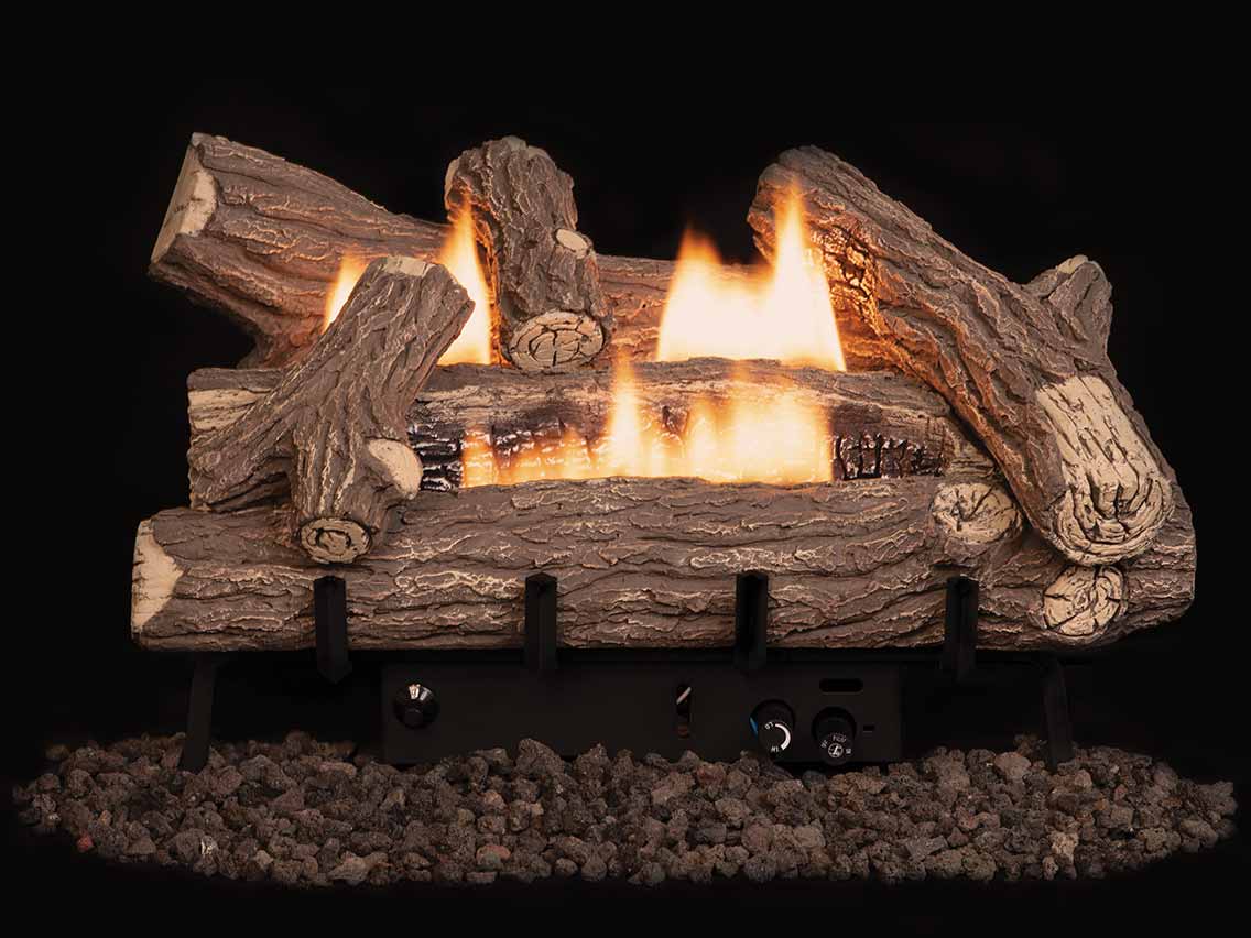 Superior: Double-Flame Log Set (18")