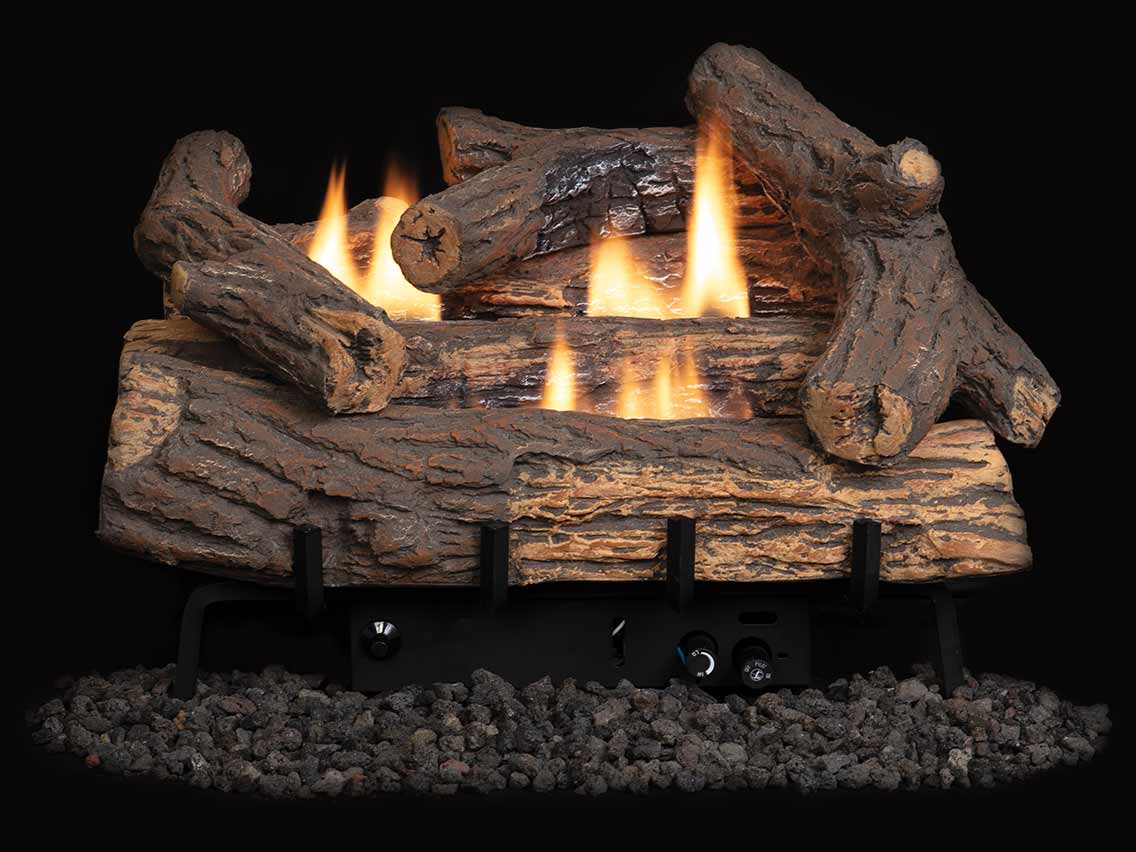 Superior: Double-Flame Log Set (18")