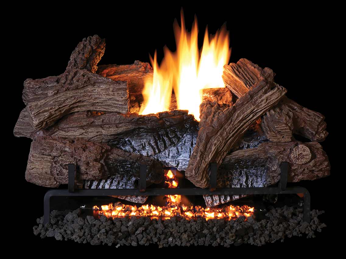 Superior: Triple-Flame Log Set (18")