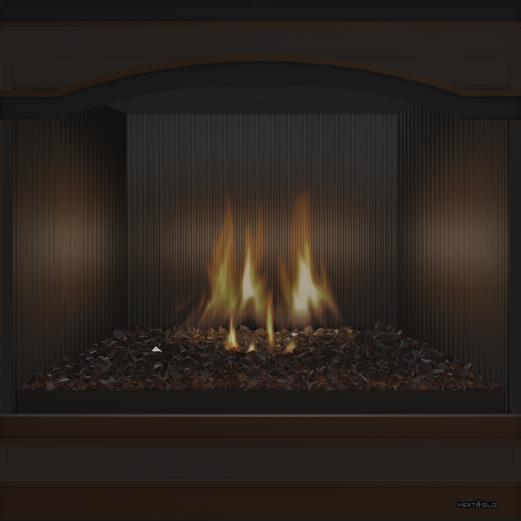 Heat & Glo: 6000 Modern 36in Direct-Vent Gas Fireplace - NG — primary view