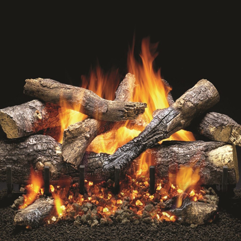 Hearth & Home Technologies: 24-Inch 3-Tier Fireside Grand Oak Gas Log Sets