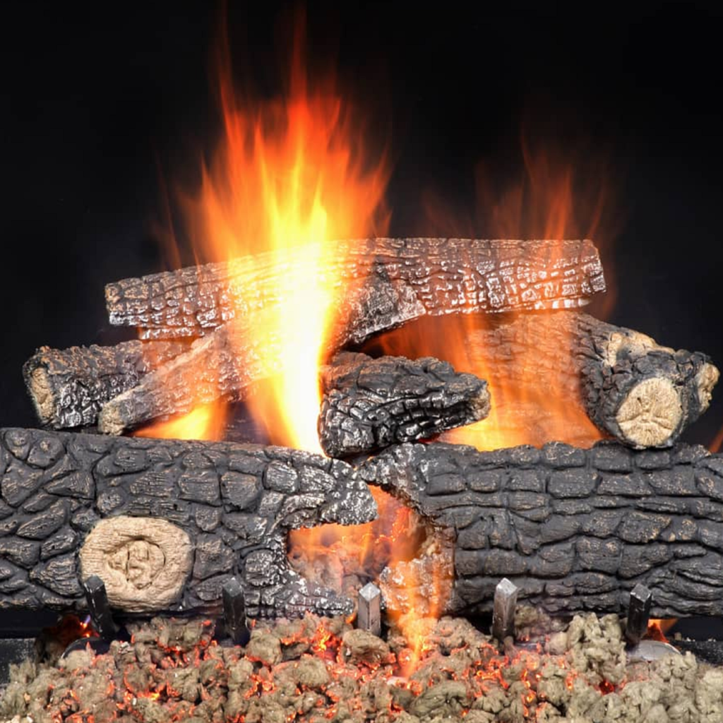 Heatilator: 18-Inch Fireside Realwood Outdoor Gas Log Sets