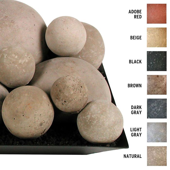 Rasmussen: Mixed FireBalls Sets - Smooth Balls & Half-Balls - 20 pieces 20in — primary view