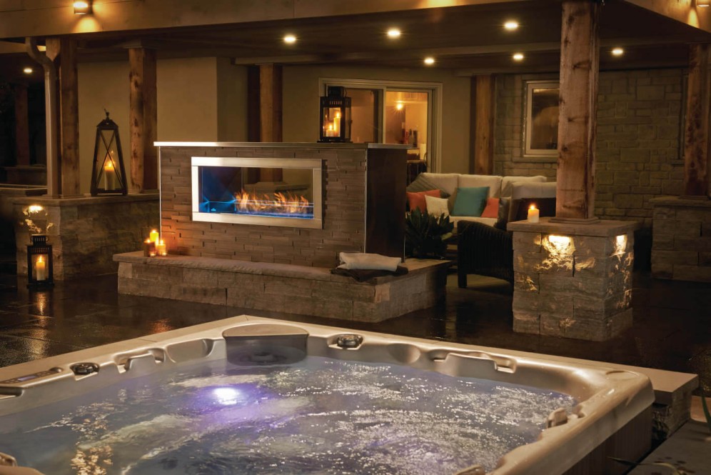 Napoleon: Galaxy 48 Outdoor Fireplace — primary view