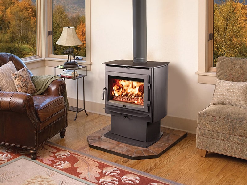 Lopi: Evergreen Next-Gen Hybrid Wood Stove