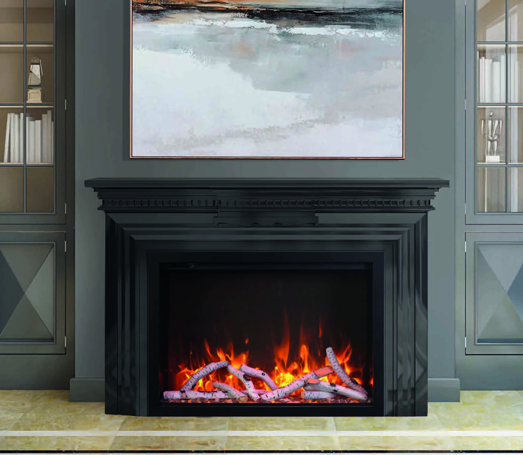 Ambiance: 42-Inch Traditional Electric Fireplace – Rettinger Fireplace ...