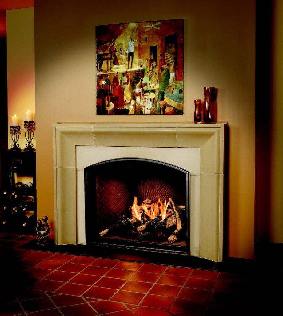 Town & Country: TC36 Arched Gas Fireplace