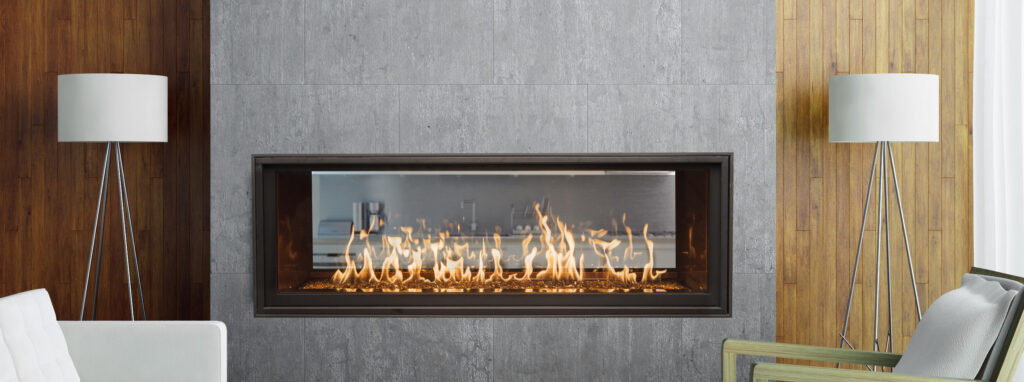 Town & Country: TCWS54 See-Through Wide Screen Gas Fireplace