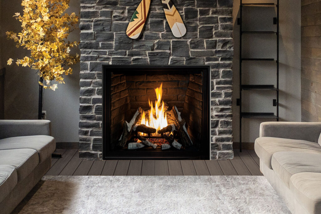 Urbana: U37 Traditional Gas Fireplace
