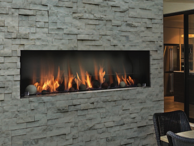 Barbara Jean: Outdoor Linear Fireplace 48