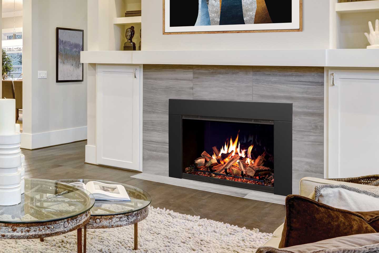 Uptown: UE29 LCD Fireplace