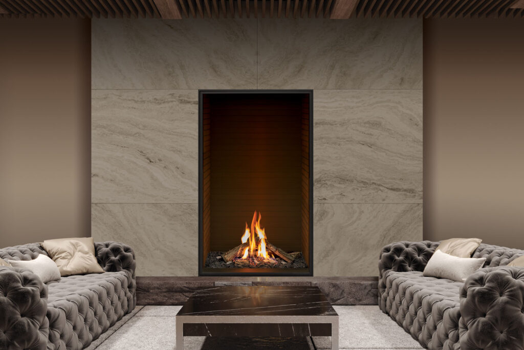 Urbana: U33 Tall Gas Fireplace