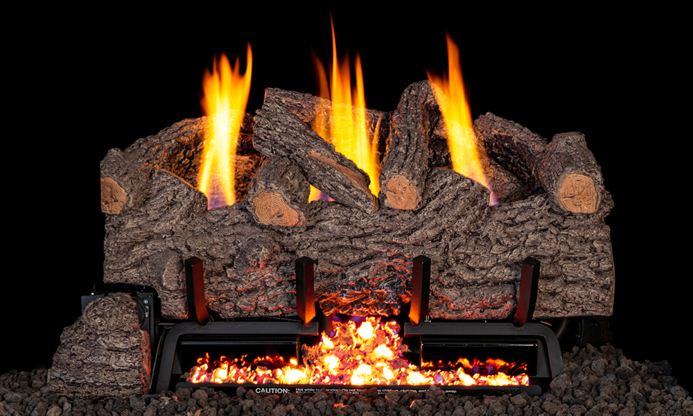 RH Peterson: G10 Series Vent-Free Gnarled Oak Logs - 16/18"