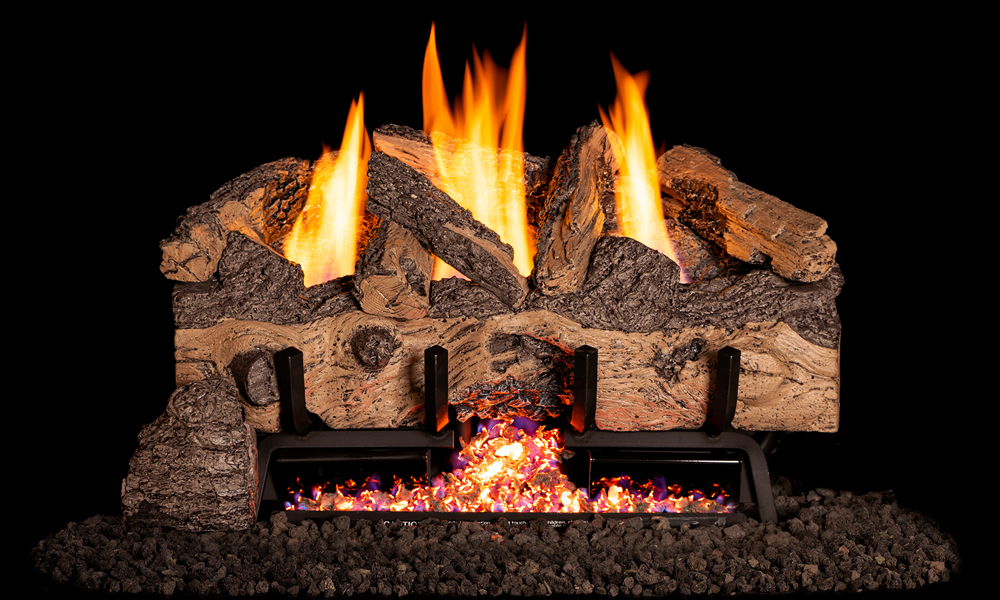 RH Peterson: G10 Series Vent-Free Gnarled Split Logs - 16/18"