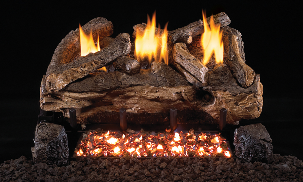 RH Peterson: G18 Series See-Thru Vent-Free Evening Fyre Split Logs - 16/18"