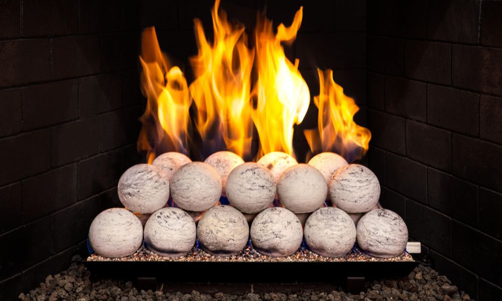 RH Peterson: 4" Carrera Marble Fyre Spheres (24-Piece Set)
