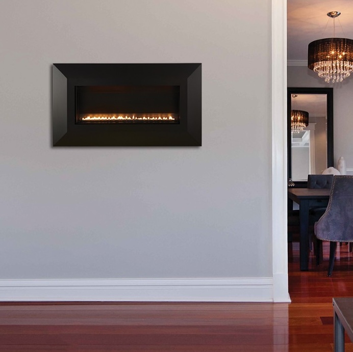 The White Mountain Hearth: Boulevard Vent-Free Linear SL 30, available from Kindled Timber in Indianapolis, IN