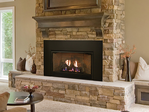 The White Mountain Hearth: Vent-Free Medium Innsbrook Insert (IP), available from Kindled Timber in Indianapolis, IN