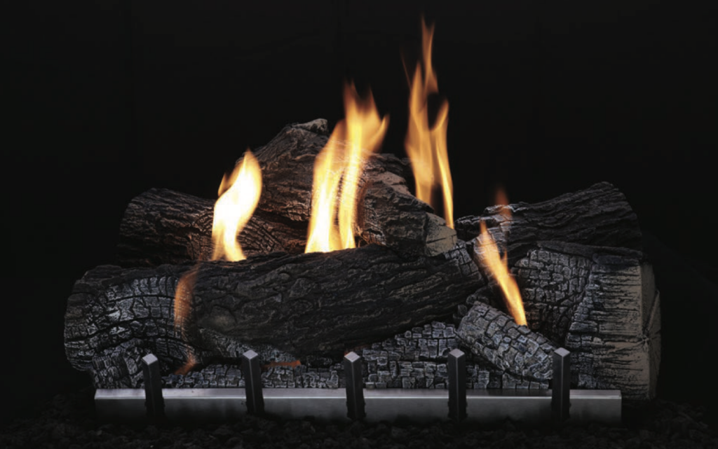White Mountain Hearth: Outdoor Wildwood Refractory Log Set - 24
