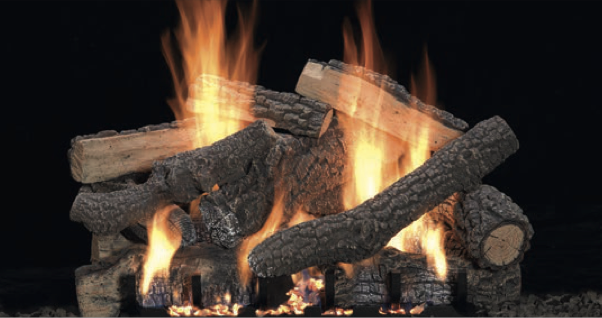 The White Mountain Hearth: Ponderosa Log Set - 18