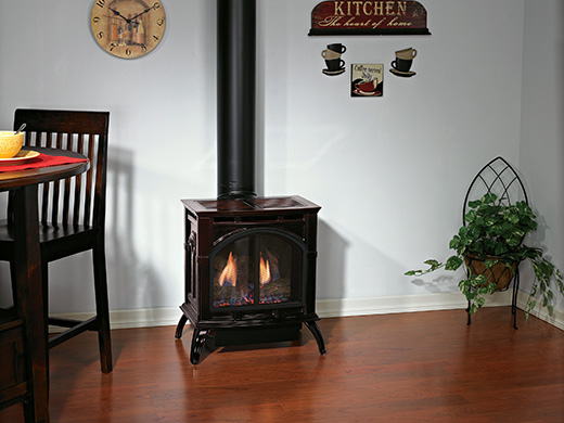 The White Mountain Hearth: Small Spirit Stove - Cast Iron (DV IP), available from Kindled Timber in Indianapolis, IN