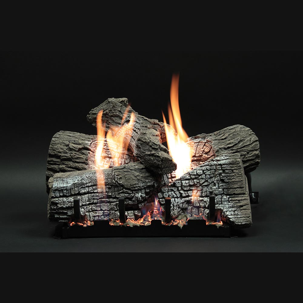 The White Mountain Hearth: Stacked Wildwood Refractory Log Set - 18