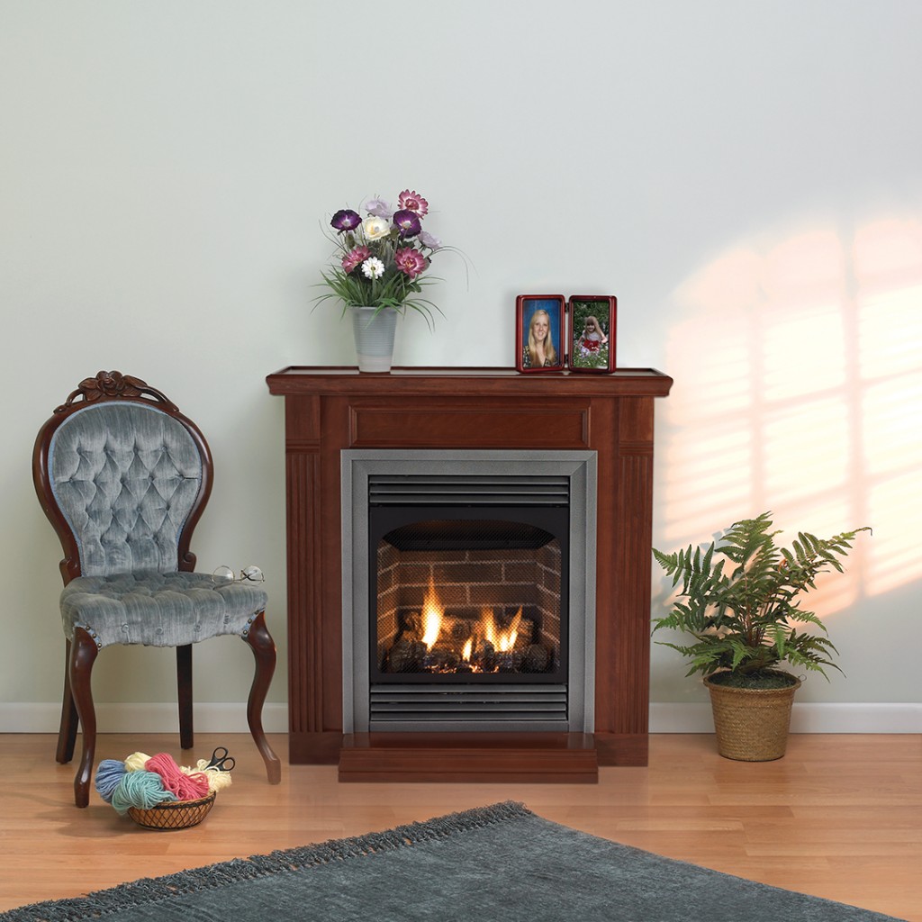 The White Mountain Hearth: Vail Vent-Free Premium 24 (IP), available from Kindled Timber in Indianapolis, IN