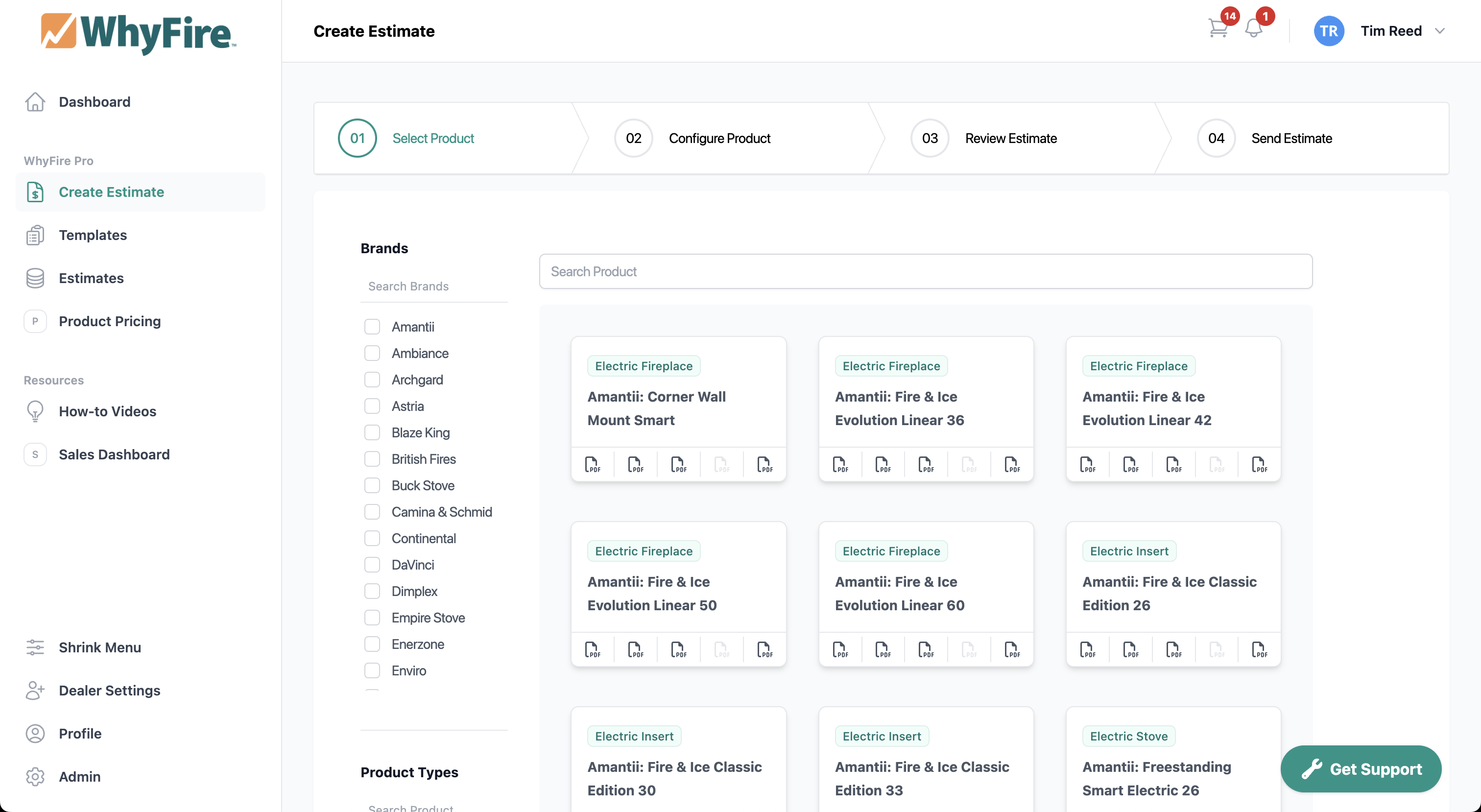 WhyFire Pro showroom tool