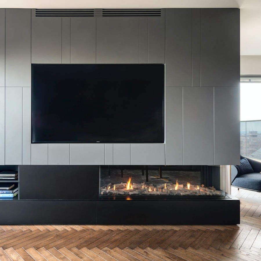 Ortal: Corner Right Side RS 60HH Gas Fireplace—primary view