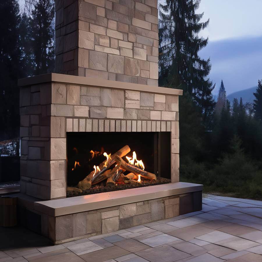 Ortal: Front Facing 44H Gas Fireplace—primary view