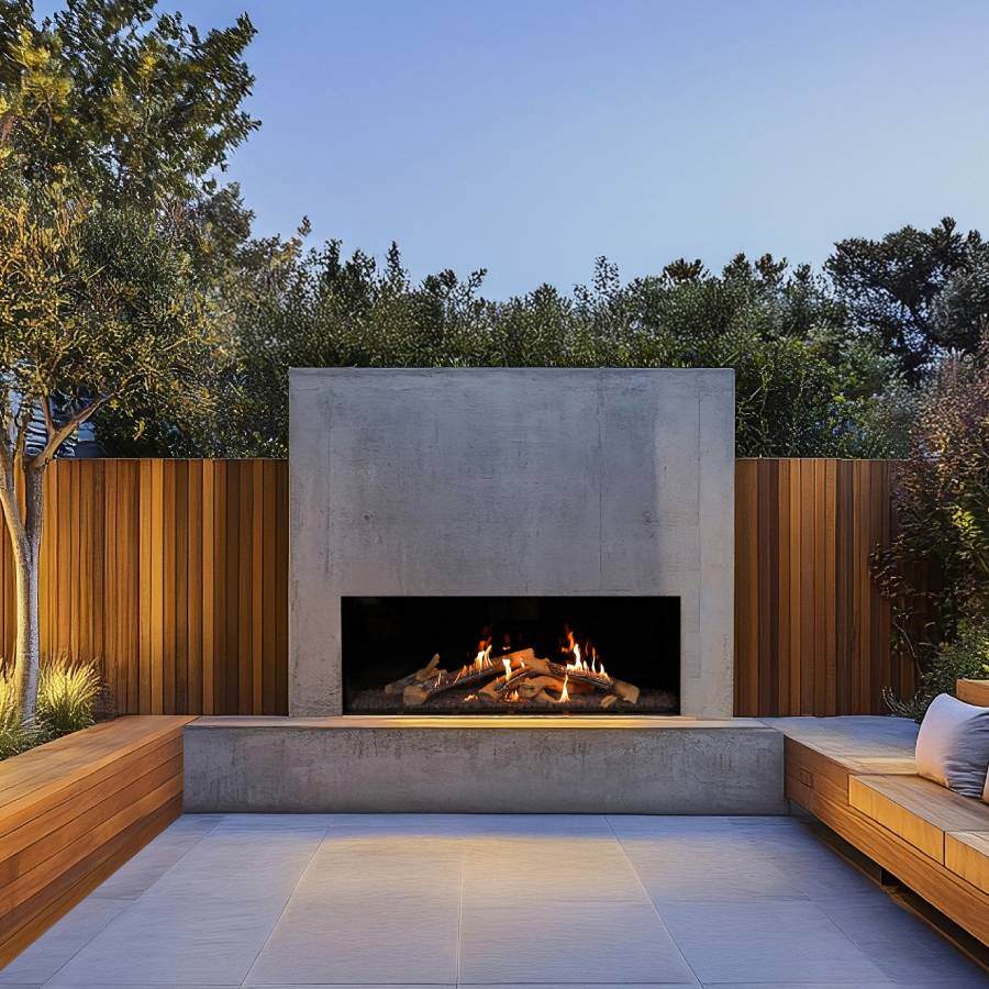 Ortal: Front Facing FR 60H Gas Fireplace—primary view