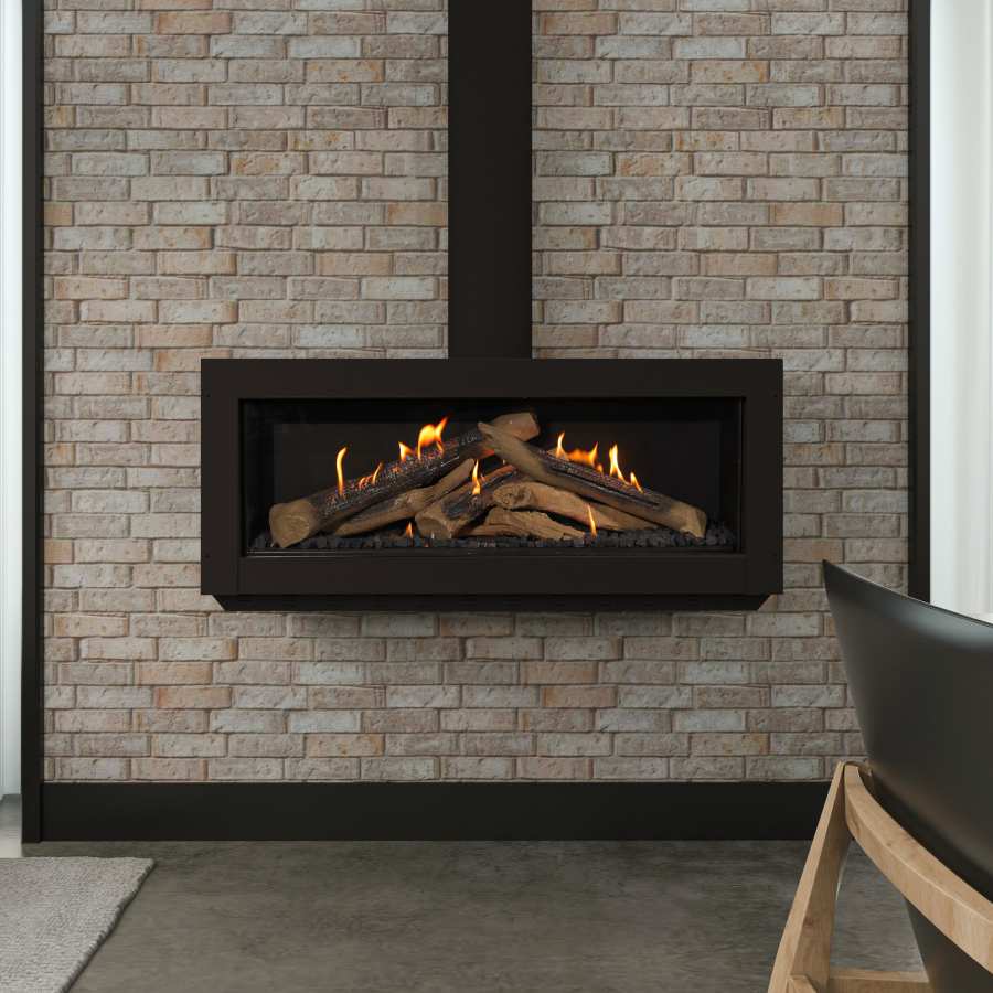 Ortal: Wilderness Stand Alone Front Facing 110 Gas Fireplace—primary view