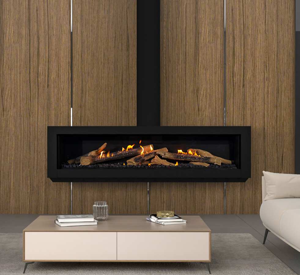 Ortal: Wilderness Stand Alone Front Facing 150 Gas Fireplace—primary view