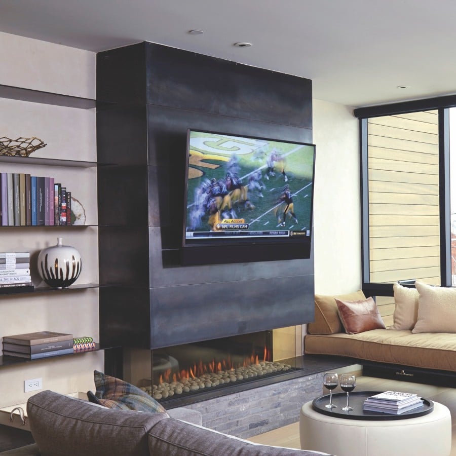 Ortal: Three Sided TS 60 Gas Fireplace—primary view
