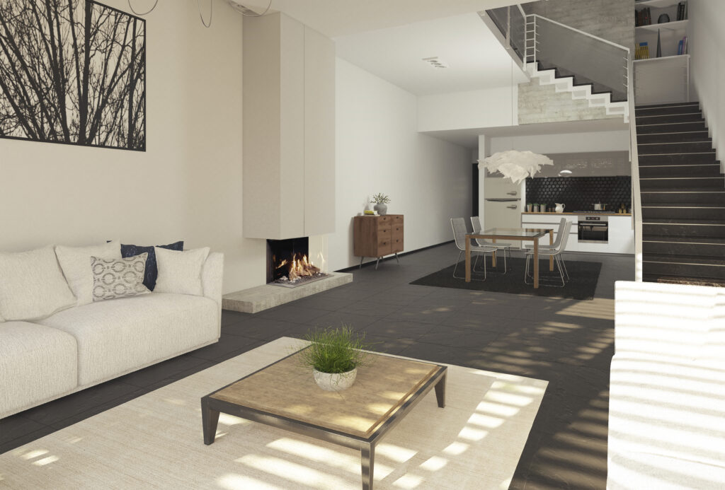 Ortal: Three Sided 25H & 75 Gas Fireplace—primary view