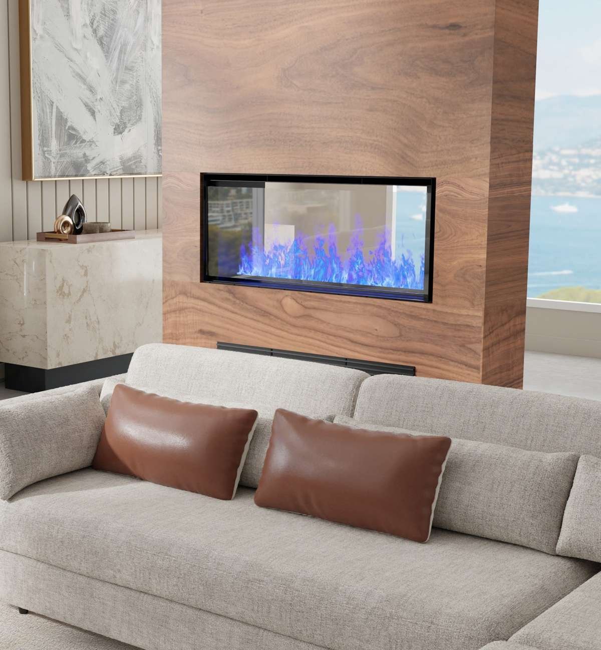 The Dimplex: Optimyst RGB Pro Box 40, available from Kindled Timber in Indianapolis, IN