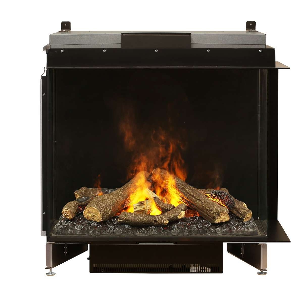 The Dimplex: Optimyst e-MatriX 37 - Right-facing, Two-sided, available from Kindled Timber in Indianapolis, IN