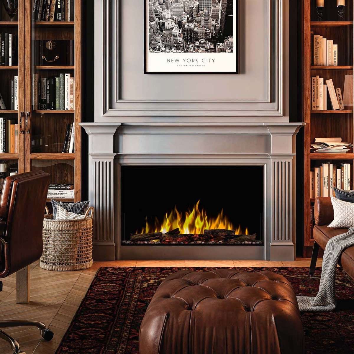 The Dimplex: Ignite Quest 48, available from SnowBelt Fireplace & Stove in Stevens Point, WI