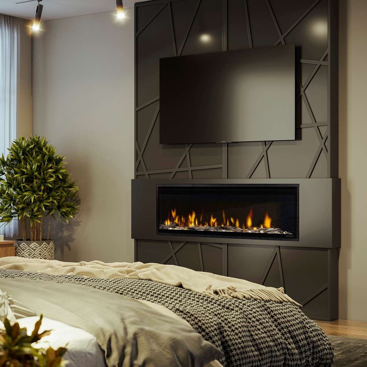 The Dimplex: Ignite Evolve 50, available from SnowBelt Fireplace & Stove in Stevens Point, WI