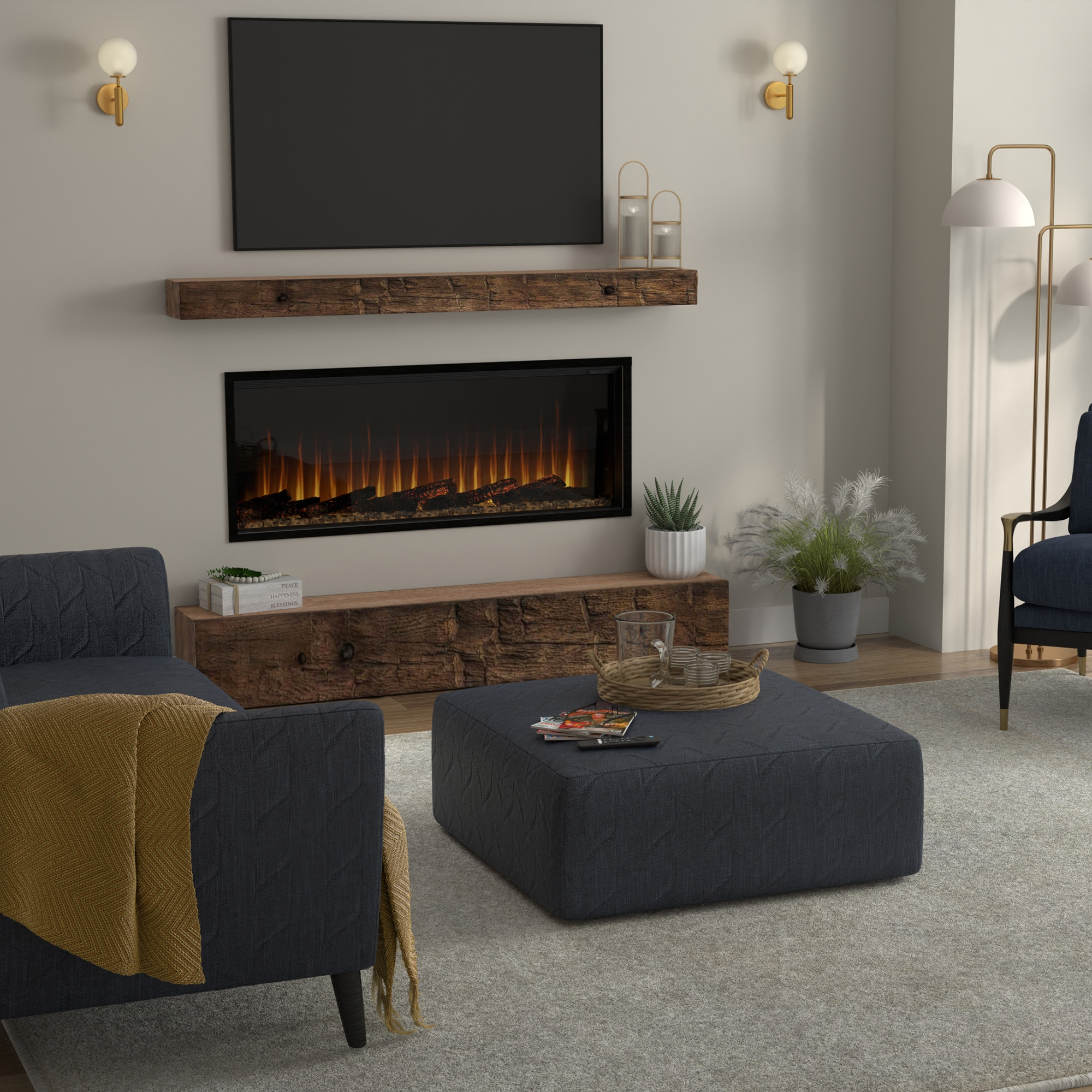 The Dimplex: Ignite Ultra 50, available from SnowBelt Fireplace & Stove in Stevens Point, WI