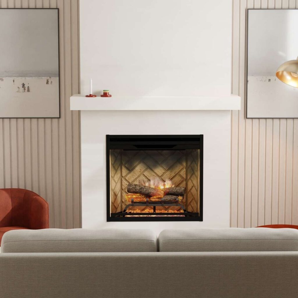 Dimplex: Revillusion Herringbone Brick 24