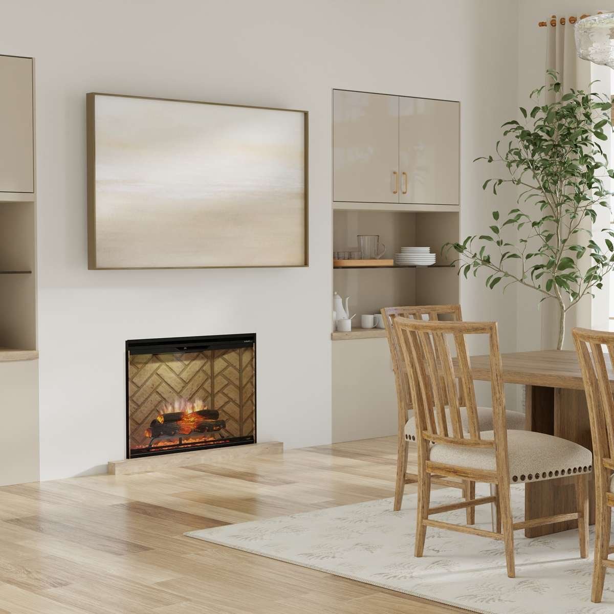 Dimplex: Revillusion Herringbone Brick 30