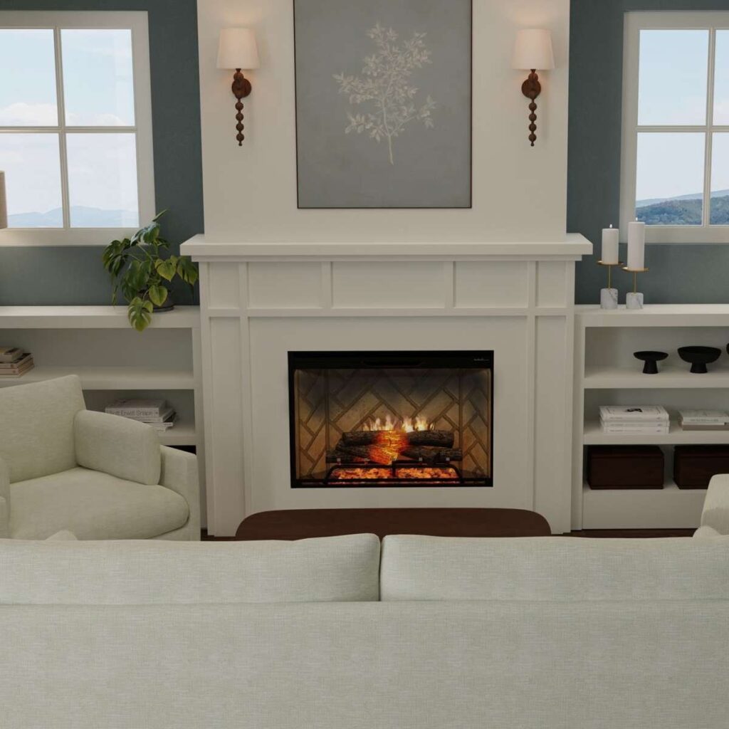 Dimplex: Revillusion Herringbone Brick 36