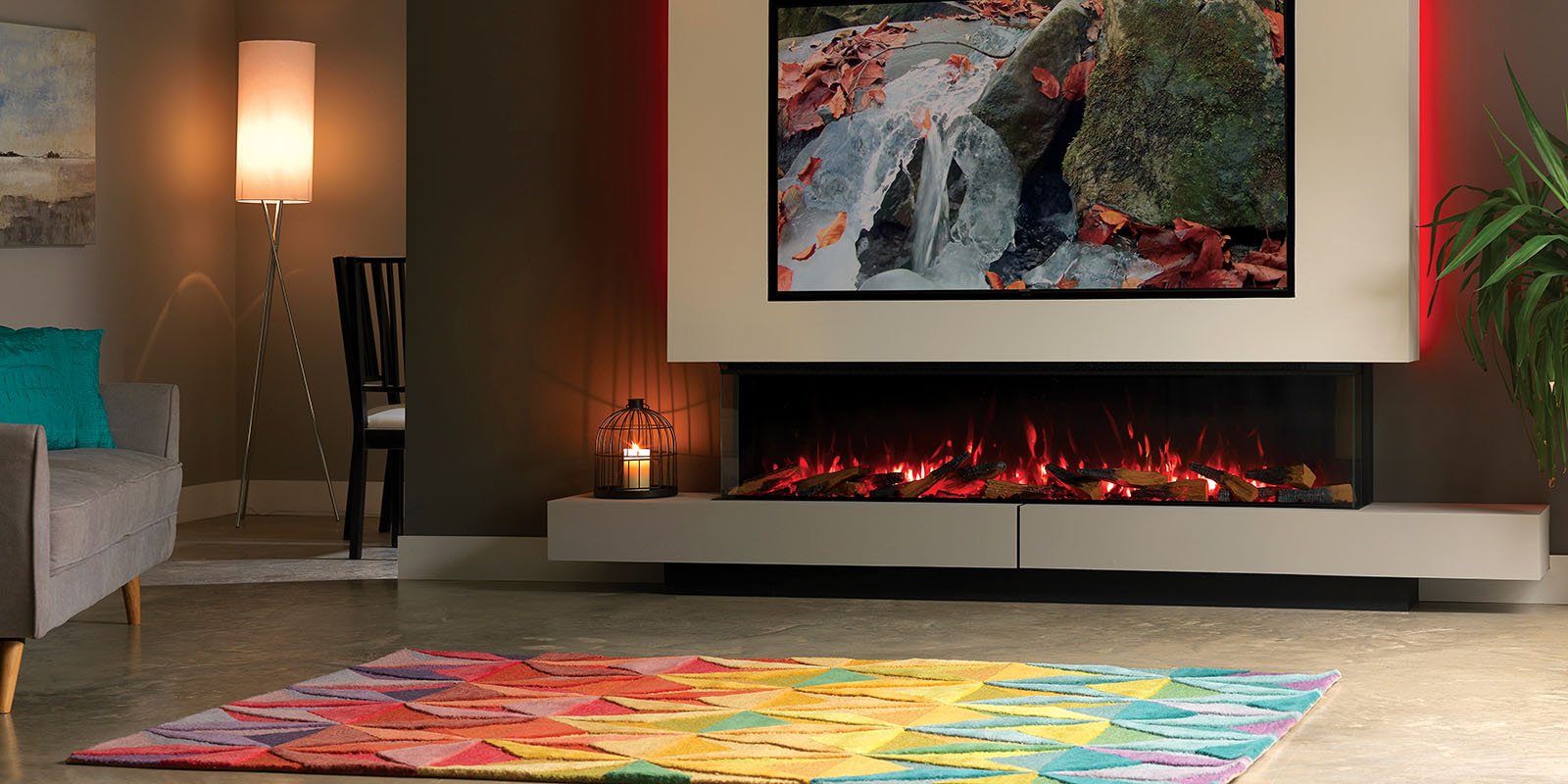 The Fireplace Xtrordinair: GreenSmart Electric 71, available from SnowBelt Fireplace & Stove in Stevens Point, WI