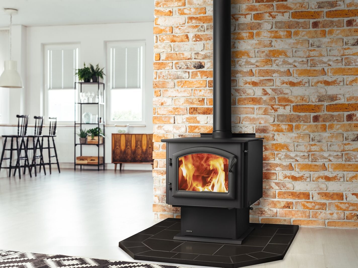 The Forge & Flame: Millennium 4300 (Quadra-Fire), available from SnowBelt Fireplace & Stove in Stevens Point, WI