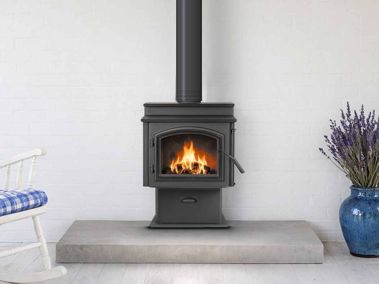 The Forge & Flame: Step Top 4300 (Quadra-Fire), available from SnowBelt Fireplace & Stove in Stevens Point, WI