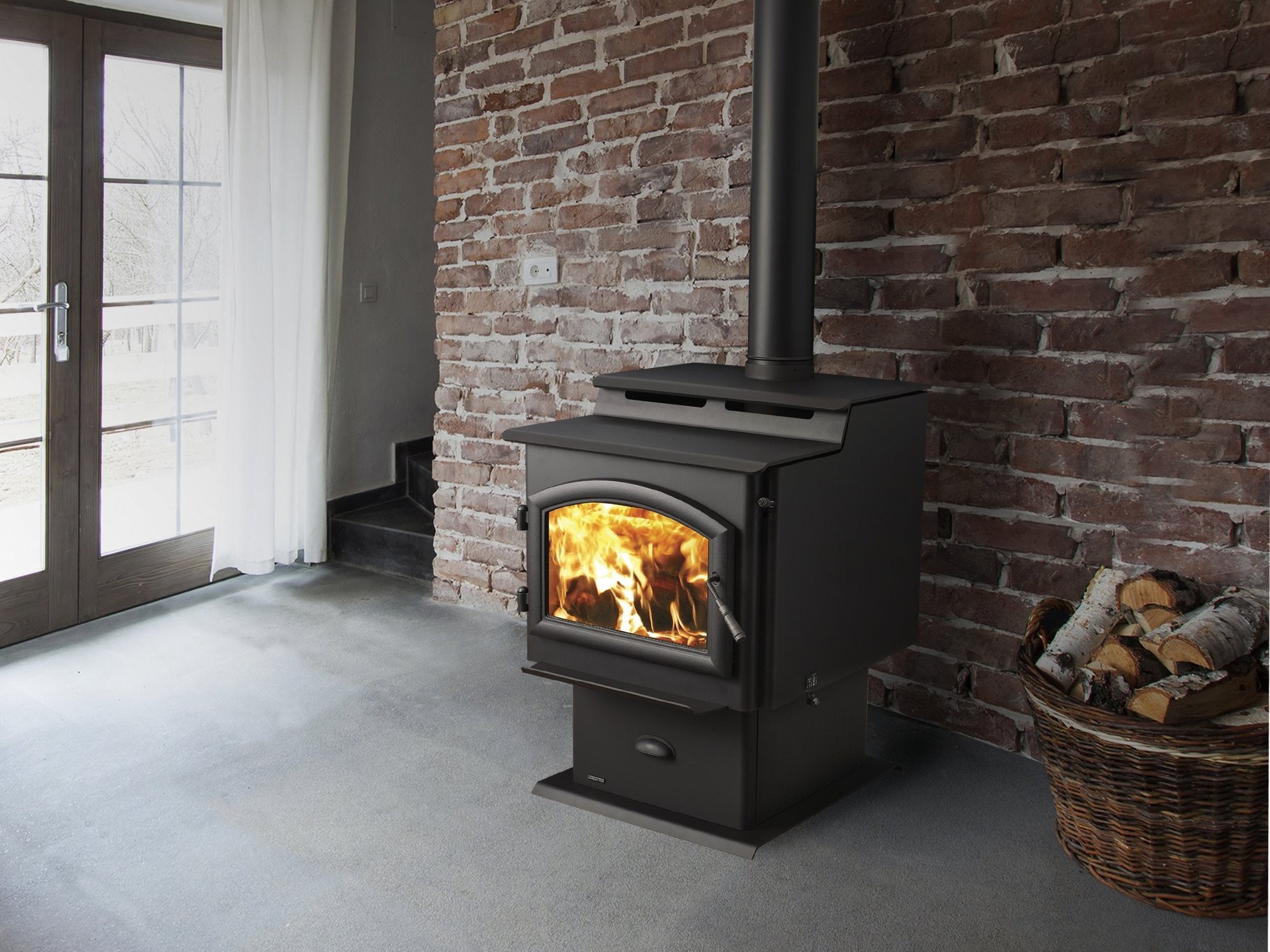 The Forge & Flame: Step Top 5700 (Quadra-Fire), available from SnowBelt Fireplace & Stove in Stevens Point, WI