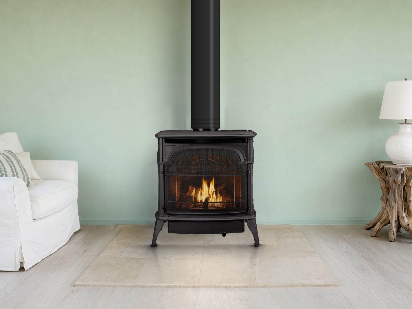 The Forge & Flame: Stardance DV (Vermont Castings), available from SnowBelt Fireplace & Stove in Stevens Point, WI