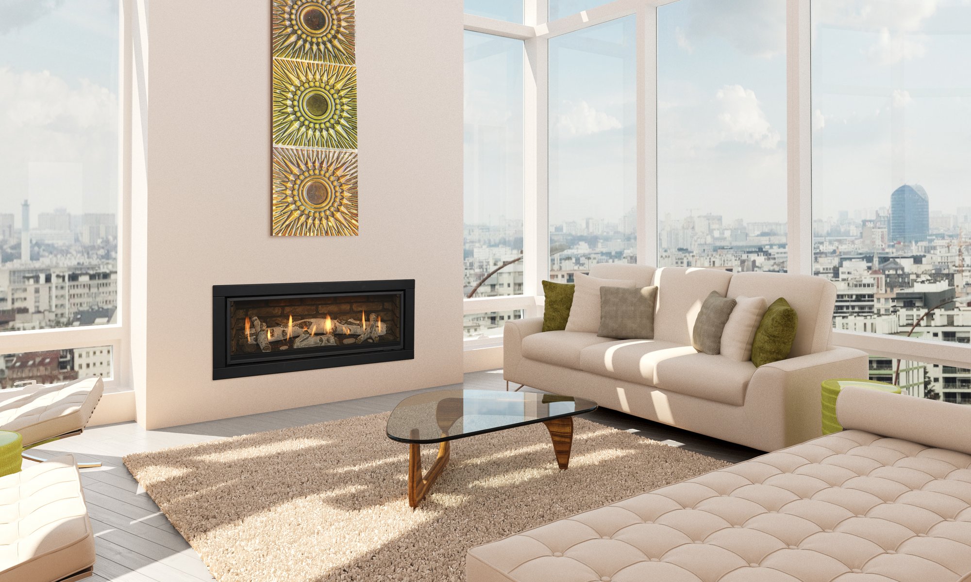 The Kozy Heat: Callaway 40 Gas Fireplace, available from SnowBelt Fireplace & Stove in Stevens Point, WI